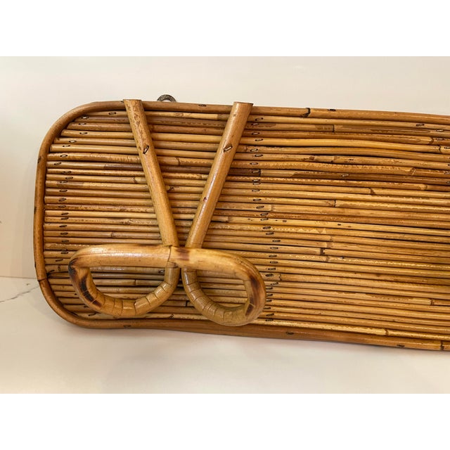 Gabriella Crespi Coat Rack- Italian Pencil Reed 1950s Style of Gabriella Crespi For Sale - Image 4 of 7