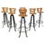 Vintage Brutalist Bar Stools, 1970s, Set of 6 For Sale - Image 12 of 12