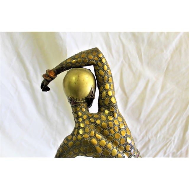1990s Art Deco Fan Dancer After Chiparus For Sale - Image 14 of 18