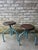 Pair of Early 20th Century Metal Industrial Stools With Wooden Tops For Sale In New York - Image 6 of 12