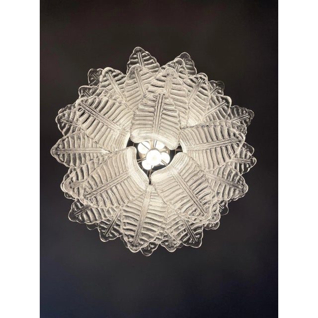 Italian Murano Glass Chandelier, 1972 For Sale - Image 3 of 18