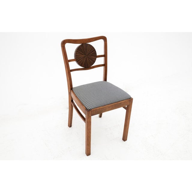 Art Deco Dressing Table with Chair, Poland, 1930s, Set of 2 For Sale - Image 9 of 11