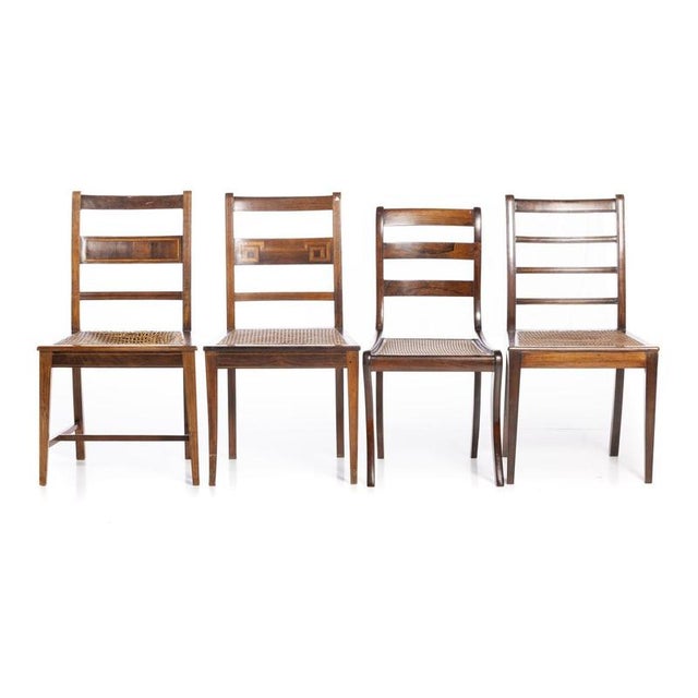 Quenn Mary Chairs in Wood, 19th Century, Set of 4 For Sale - Image 6 of 6