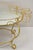 Mid 20th Century Vintage Italian Hollywood Regency Iron Gold Rope Round Mirror Top Coffee Table For Sale - Image 5 of 10