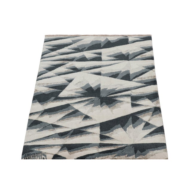 2010s Rug & Kilim’s Modern Geometric Abstract Rug For Sale - Image 5 of 7