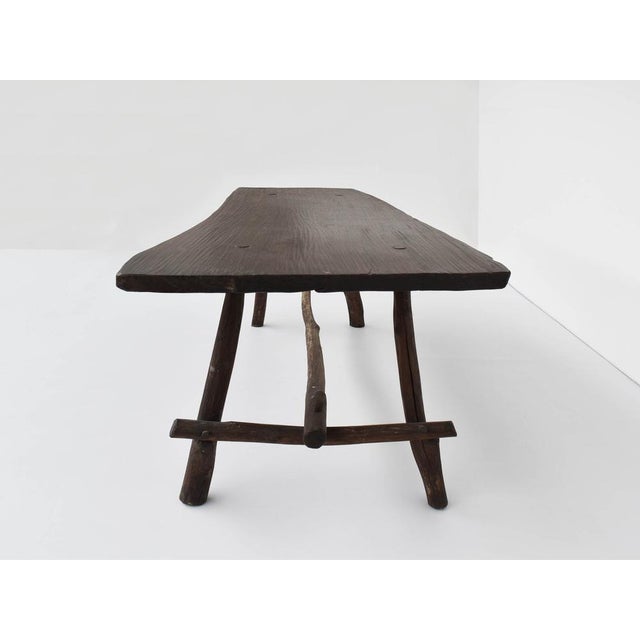 Brutalist Vintage Brutalist Dining Table, 1969 For Sale - Image 3 of 5