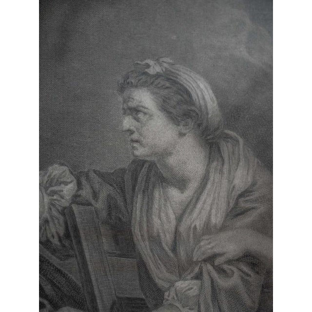 Unknown Artist, La Belle Mère, 18th Century, Copper Engraving For Sale - Image 3 of 6