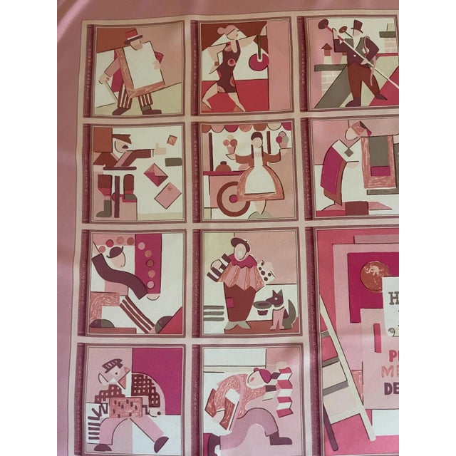2000 - 2009 Hermès Silk Scarf “Les Petits Métiers De Paris “ 2006 For Sale - Image 5 of 9