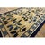 Beige 1930s Beige Field Foliate Modern Deco Antique Chinese Peking Rug Hallway Runner For Sale - Image 8 of 10
