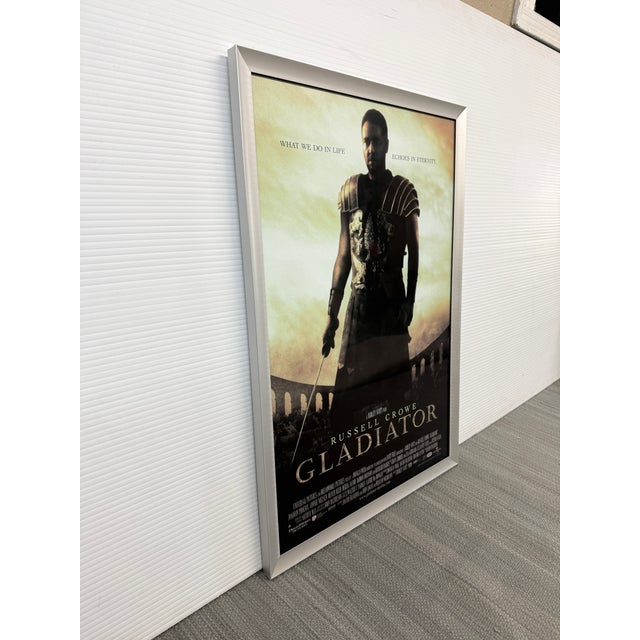 Cinematic Movie Poster of the Gladiator Maximus in Shadow, Framed For Sale - Image 4 of 12