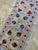 Textile Ivory Silk Suzani Table Runner With Pomegranates For Sale - Image 7 of 8