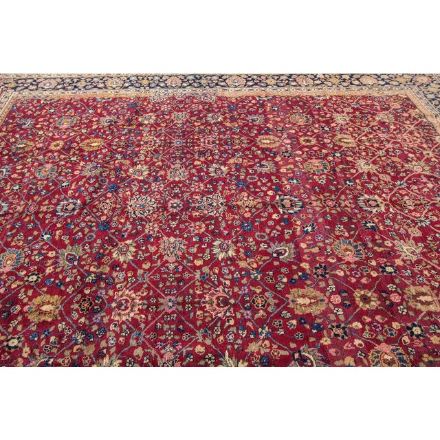 20th Century Tabriz Wool Rug For Sale In New York - Image 6 of 8