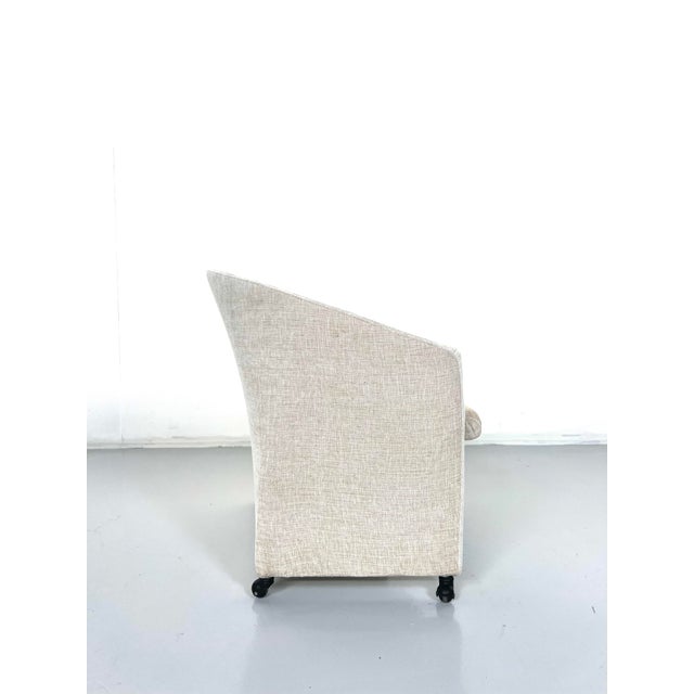 Armchairs on Casters from Saporiti, Italy, 1970s, Set of 2 For Sale - Image 4 of 8