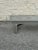 Vintage Primitive Gray Painted Wood Bench For Sale - Image 10 of 12