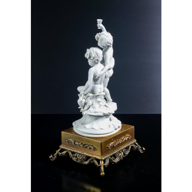 Biscuit Sculpture by Benacchio for Triad Bacchanalian Putti For Sale - Image 11 of 18