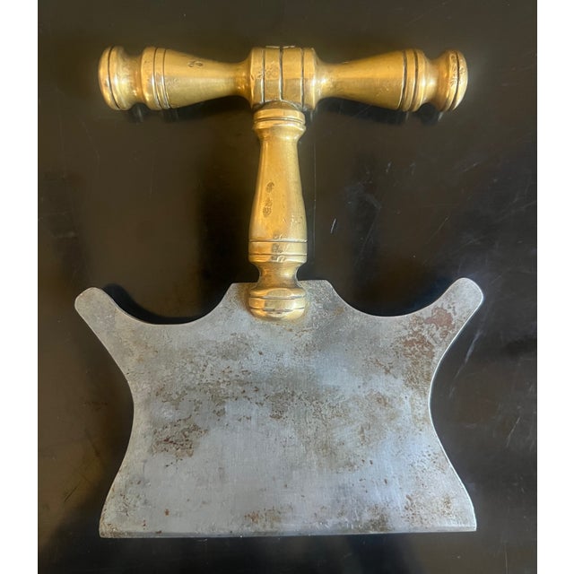 19th Century Iron and Brass Chopper For Sale In San Francisco - Image 6 of 6