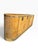 Mastercraft 1970s Hollywood Regency Burlwood Racetrack Credenza With Brass Trim, Attributed to Mastercraft For Sale - Image 4 of 8