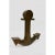 Early 21st Century 1990 Nautical Brown Wooden Anchor Sculpture For Sale - Image 5 of 9