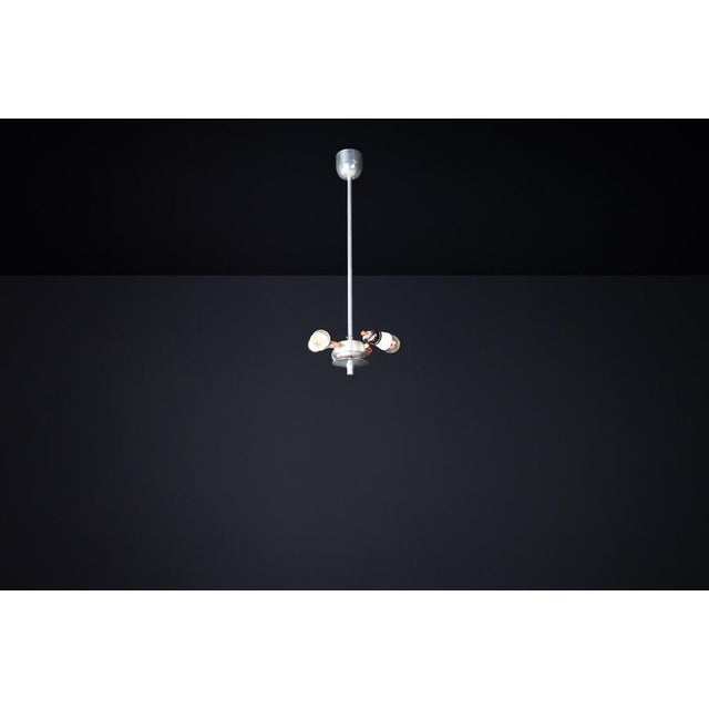 Mid-Century Modern Glass Wall Light, 1958 For Sale - Image 6 of 9