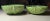 Green Barbara Eigen-Studio Pottery Cabbage Leaf Bowls-Signed-a Pair For Sale - Image 8 of 12