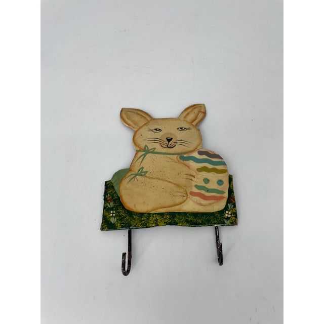 Whimsical Easter Rabbit Wall Hooks For Sale - Image 4 of 5