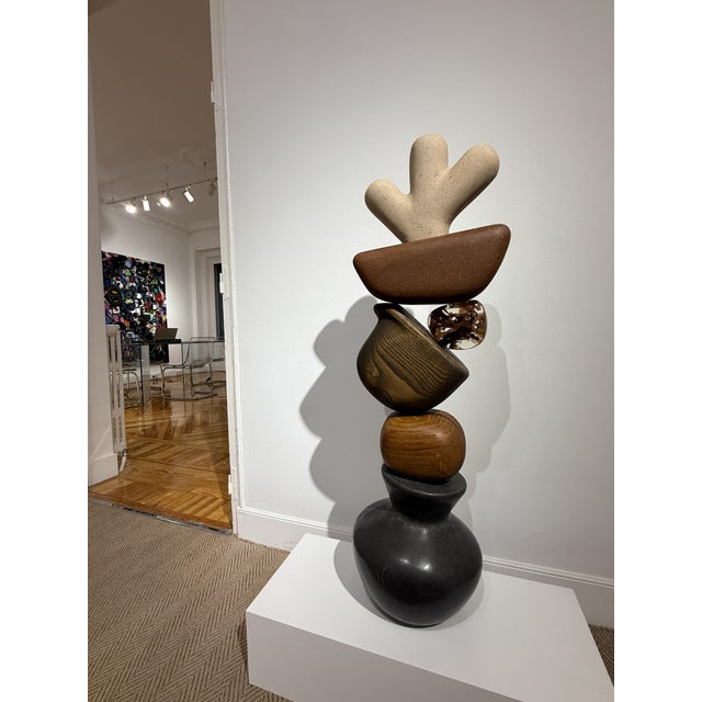 Rubén Sánchez, Mini-Brut, 2025, Oak, Chestnut & Marble For Sale - Image 4 of 7