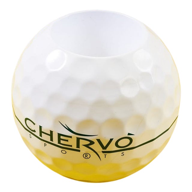 Chervo Golf Ball Advertising Vase For Sale