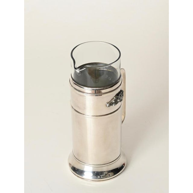 Silver-Plated Carafe with Crystal Insert from Gucci, Italy, 1970s For Sale - Image 9 of 17