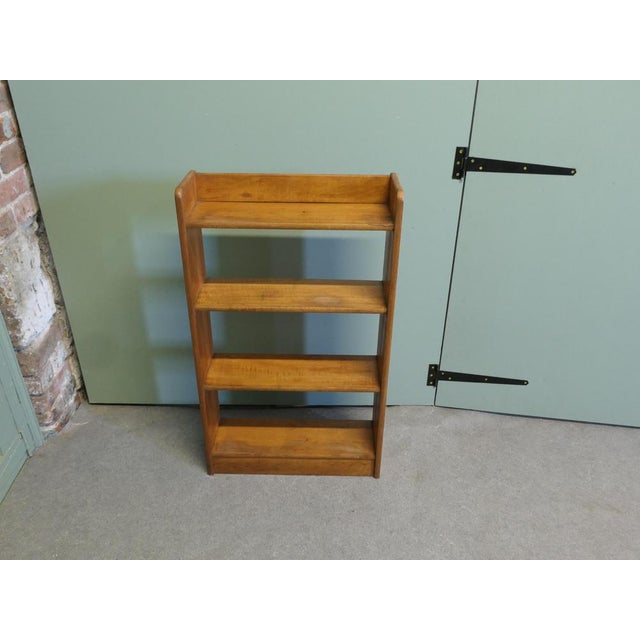 Art Deco Open 4-Shelf Bookcase, 1930s For Sale - Image 3 of 8