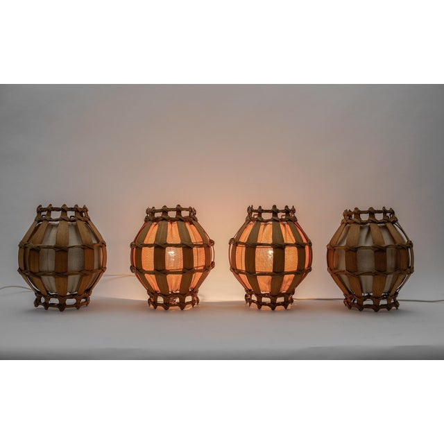 Brown French Provincial Wooden Wall Sconces, 1960s, Set of 2 For Sale - Image 8 of 15