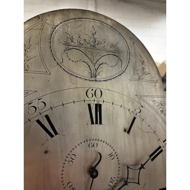 Brown Georgian Mahogany Longcase Clock For Sale - Image 8 of 17