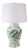 Matthew Izzo Home Jingdezhen Porcelain Hand-Painted Jade Green Temple Jar Table Lamp For Sale