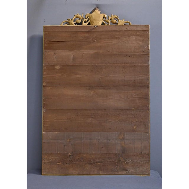 Late 19th Century Louis XVI Mirror with Parclosed Panels For Sale - Image 13 of 15