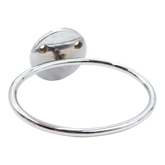 Chrome Plated Brass Bathroom Hand Towel Ring For Sale