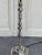 Silver French 1940s Floor Lamp in Original Finish For Sale - Image 8 of 13