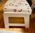 Beautiful Geometric Abstract Design Nontoxic Handbuilt Ergonomic Dutalier Urban Collection Ottoman For Sale - Image 4 of 4