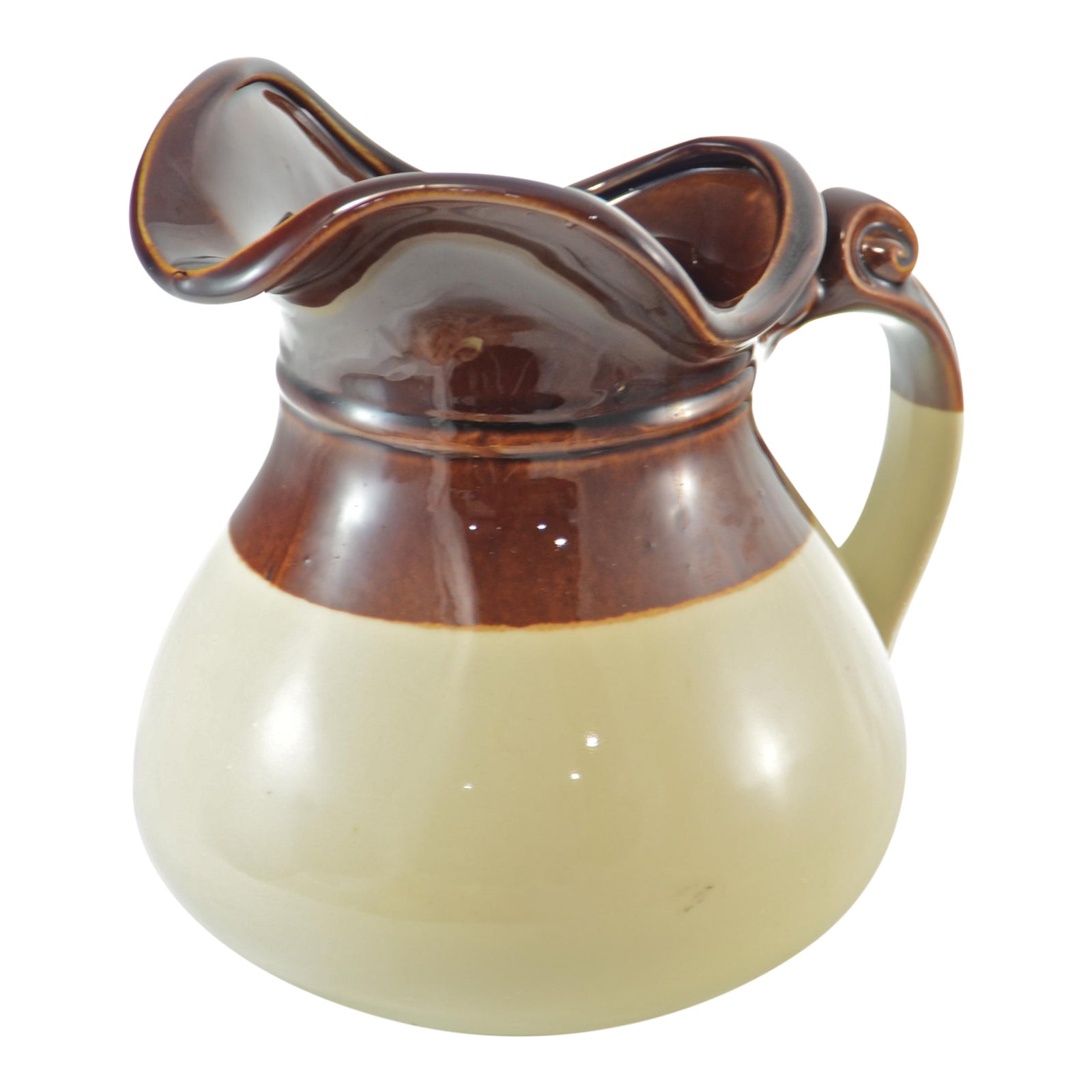 McCoy TwoTone Farmhouse Jug Chairish