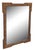 Art Deco Antique Marquetry Wood Inlaid Mirror For Sale - Image 3 of 4