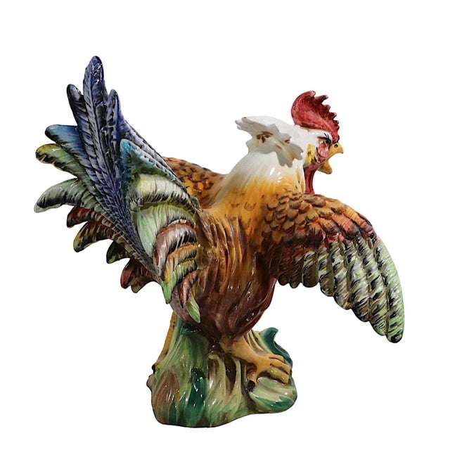 Ceramic Ceramic Rooster Made in Italy For Sale - Image 7 of 10