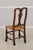 Set of 8 Country Queen Anne Rush Seat Dining Chairs For Sale - Image 11 of 18