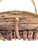 Brown Vintage French Folk Art Adirondack Style Grapevine Gathering Basket With Double Handles, Mid-Century Rustic Market Basket 24” Wide For Sale - Image 8 of 18