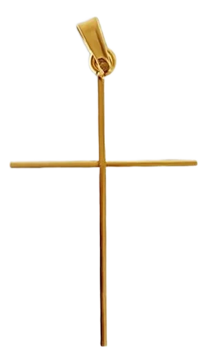 Skinny Dainty Gold Cross 14k Yellow Gold 16"