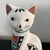 1980s Hand Painted Cat Pottery Figurine in Style of Native American Arts & Crafts, Signed For Sale In New York - Image 6 of 7