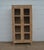 Shabby Chic Reclaimed Teak Wood Glass Fronted Cabinet For Sale - Image 3 of 8