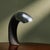 Circular Black Steel and Aluminum Table Lamp from Fratelli Martini, Italy, 1975s For Sale - Image 4 of 10