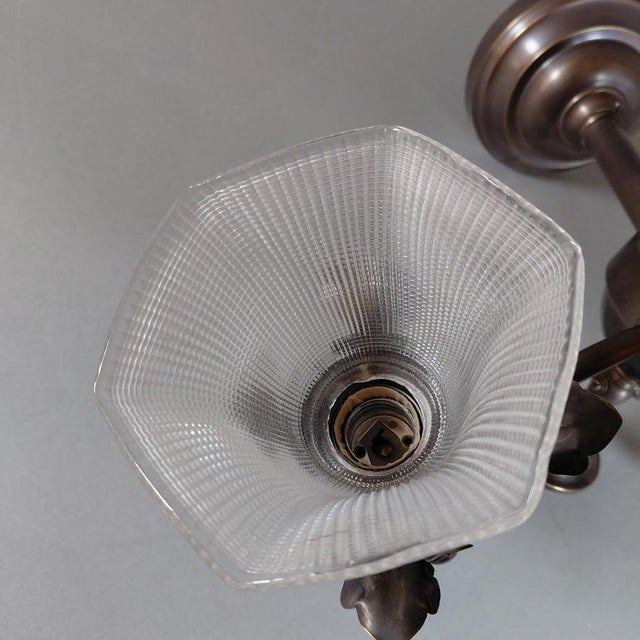 This magnificent pair of antique Art Nouveau wall lights captures the elegance of early 20th-century decorative lighting,...