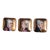 Late 20th Century Set of Three Portrait Miniature Porcelain Dishes For Sale