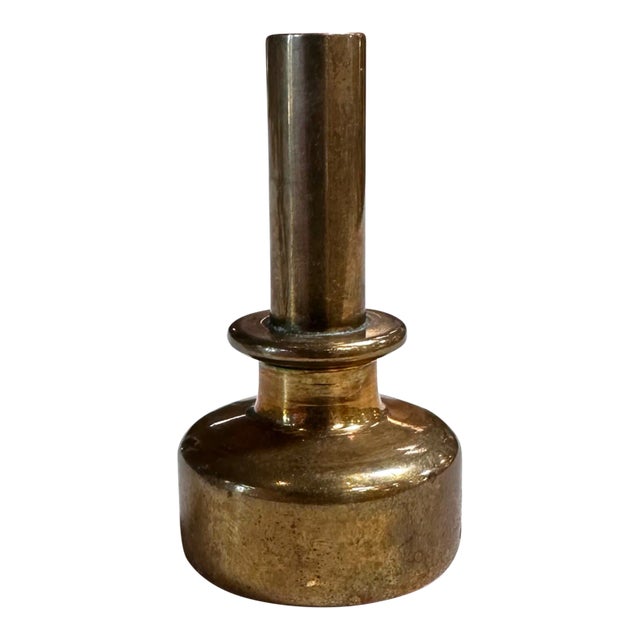 Hans-Agne Jakobsson Brass Candle Holder, 1960s For Sale