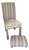 1980s Custom Multi-Pattern Upholstered Accent Chair & Small Footstool Set For Sale