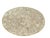 Set of 8 Vintage Natural Capiz Shell Oval Placemats with a Brass Metal Edging and a Cork backing They are in Excellent...